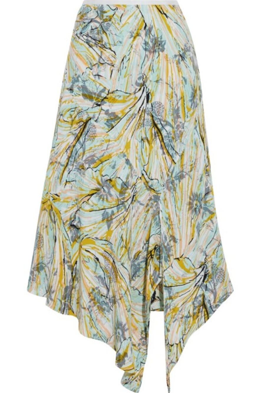Diane Von Furstenberg Reversible Multicolor Florence Skirt Size XS